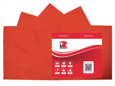 ORACAL 631 Orange Red Craft Vinyl Sheet Pack