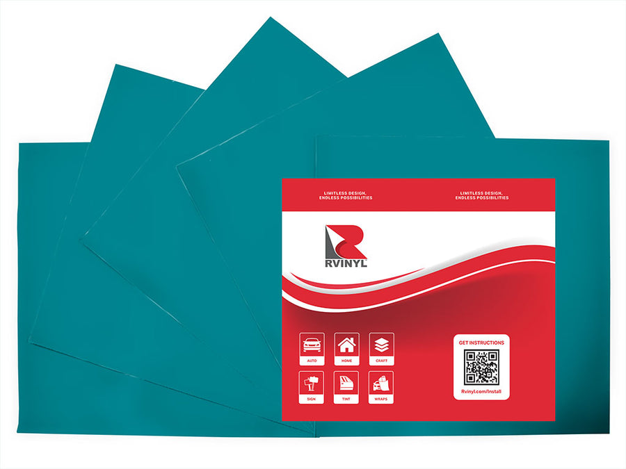 ORACAL 631 Turquoise Blue Craft Vinyl Sheet Pack