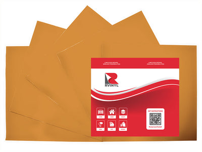 ORACAL 631 Orange Brown Craft Vinyl Sheet Pack