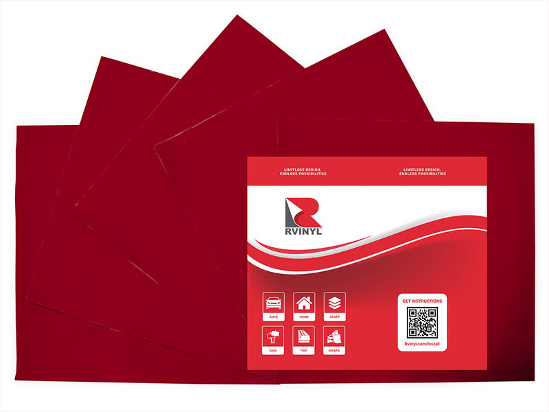 ORACAL 651 Dark Red Craft Vinyl Sheet Pack
