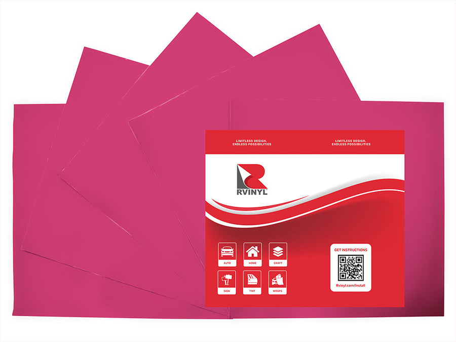 ORACAL 651 Pink Craft Vinyl Sheet Pack