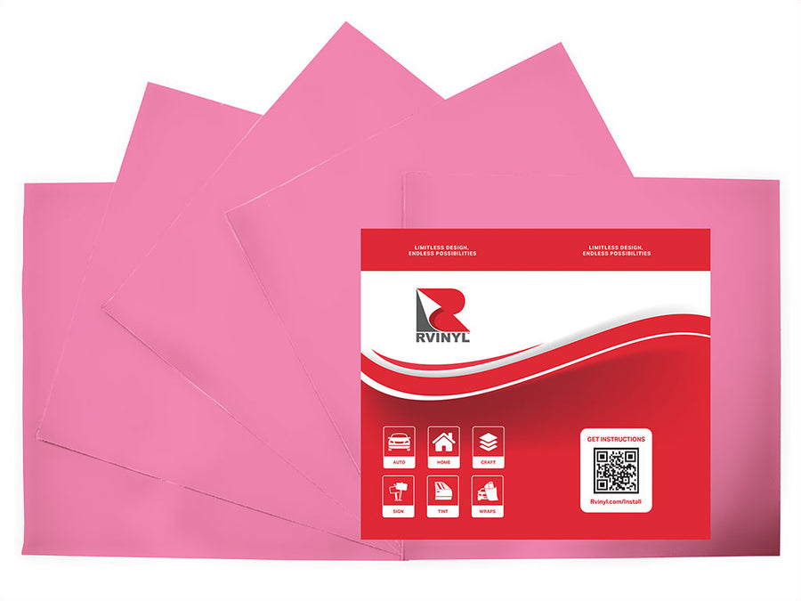 ORACAL 651 Soft Pink Craft Vinyl Sheet Pack