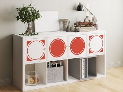 ORACAL 651 Orange Red DIY Furniture Stickers