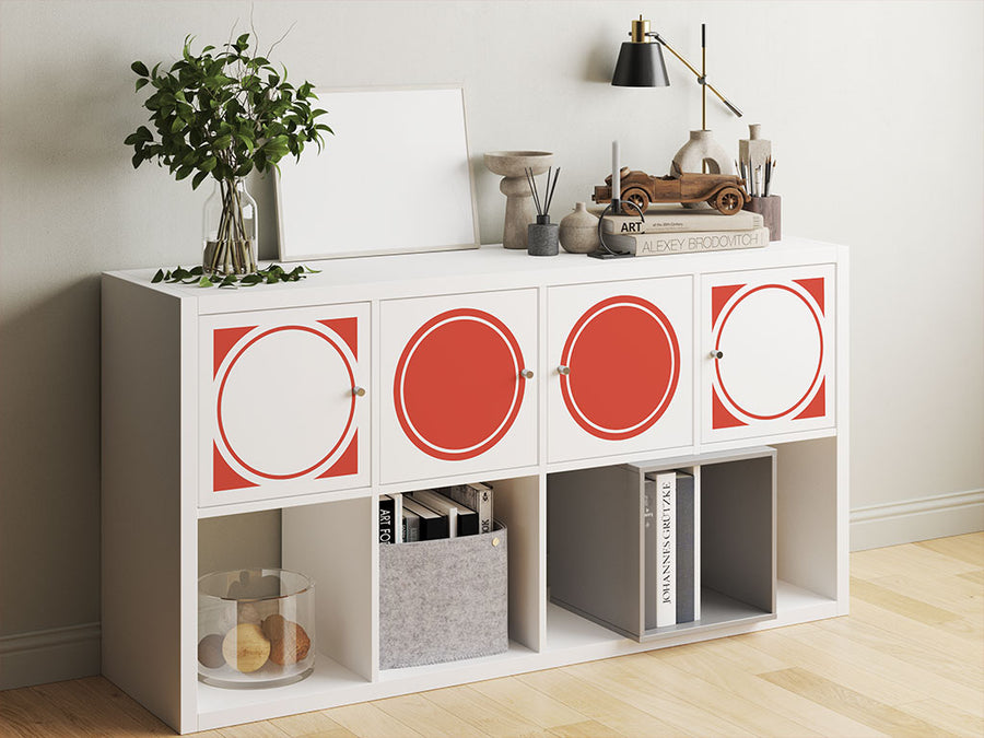 ORACAL 651 Orange Red DIY Furniture Stickers