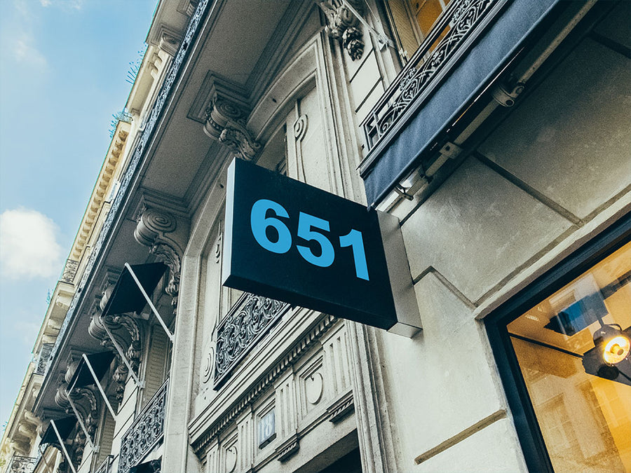 ORACAL 651 Ice Blue Sign Vinyl