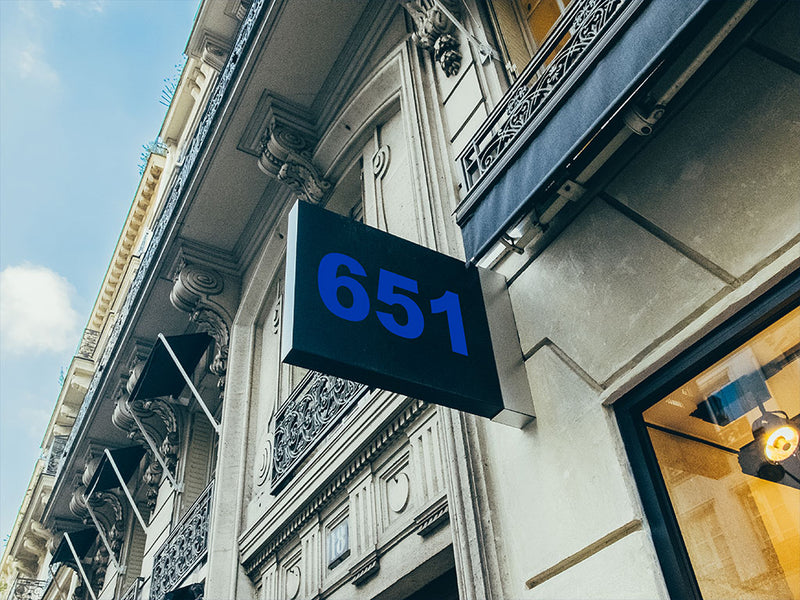 ORACAL 651 Brilliant Blue Sign Vinyl
