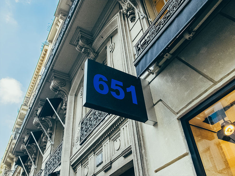 ORACAL 651 Brilliant Blue Sign Vinyl