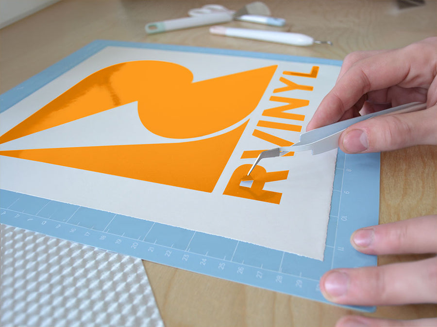 ORACAL 6510 Orange Fluorescent Easy Weed Craft Vinyl