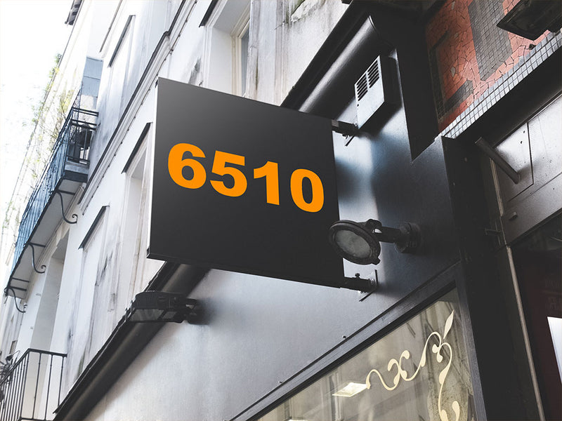 ORACAL 6510 Orange Fluorescent Sign Vinyl