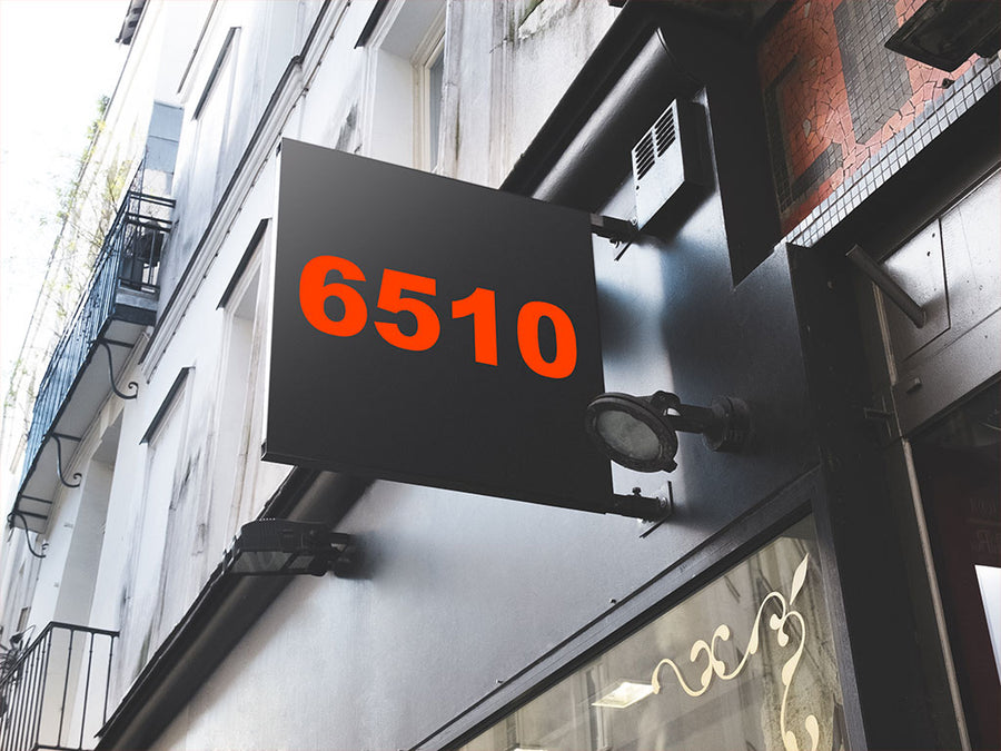 ORACAL 6510 Red-Orange Fluorescent Sign Vinyl