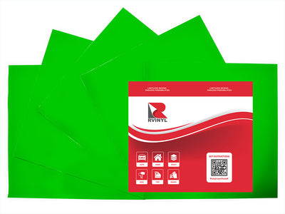 ORACAL 6510 Green Fluorescent Craft Vinyl Sheet Pack
