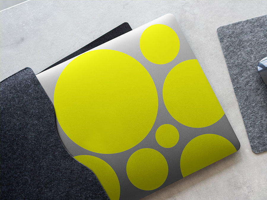 ORACAL 7510 Yellow Fluorescent DIY Laptop Stickers