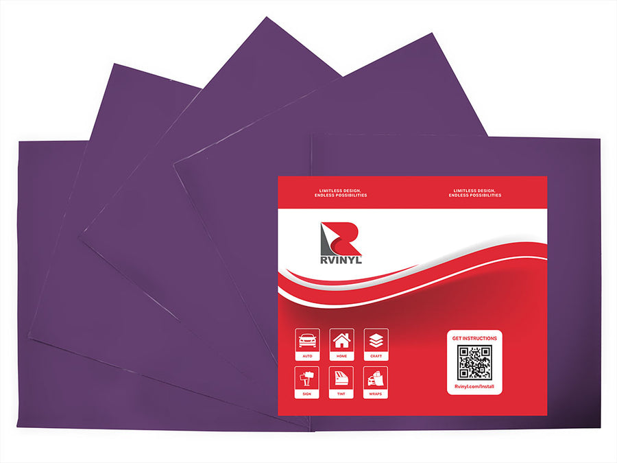 ORACAL 8300 Violet Transparent Craft Vinyl Sheet Pack