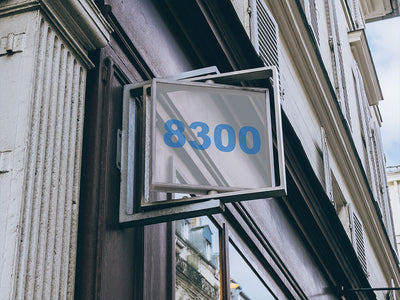 ORACAL 8300 Azure Blue Transparent Sign Vinyl