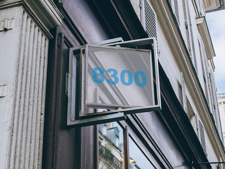 ORACAL 8300 Light Blue Transparent Sign Vinyl