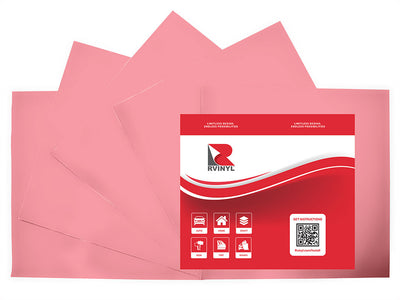 ORACAL 8300 Pale Pink Transparent Craft Vinyl Sheet Pack