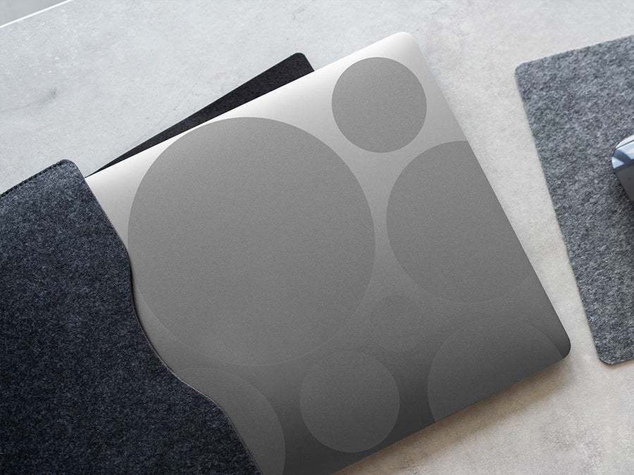 ORACAL 8500 Silver Gray Translucent DIY Laptop Stickers