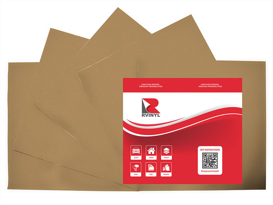 ORACAL 8500 Gold Translucent Craft Vinyl Sheet Pack