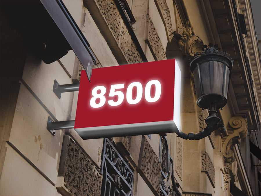 ORACAL 8500 Coral Red Translucent Sign Vinyl