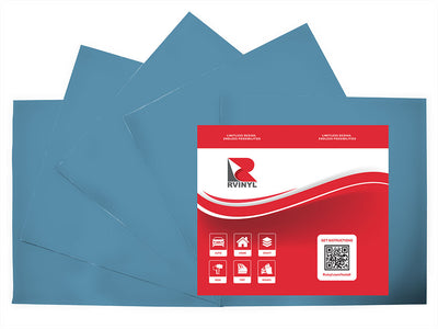 ORACAL 8500 Pastel Blue Translucent Craft Vinyl Sheet Pack