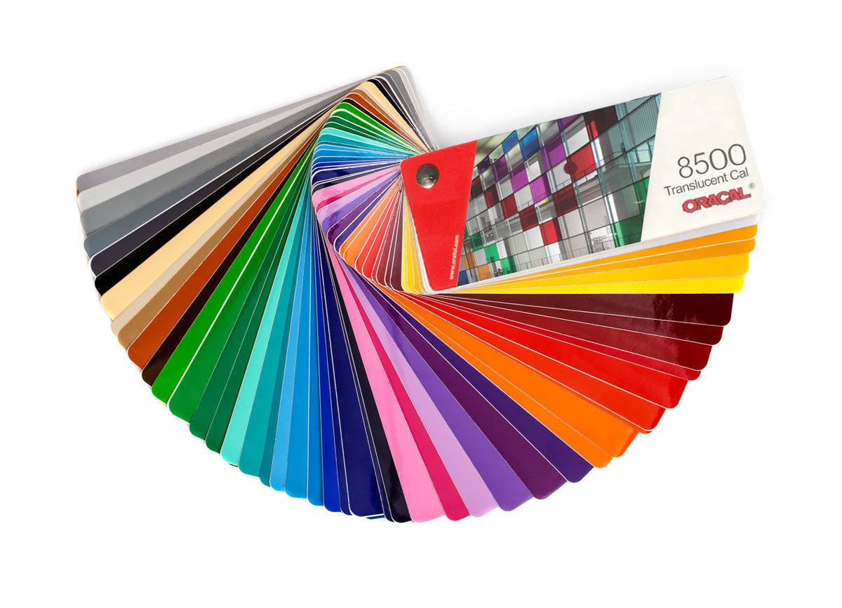 ORACAL® 8500 Translucent Calendered Film Sample Swatches – Rvinyl