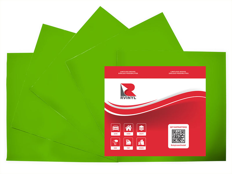 ORACAL 8800 Pin Green Translucent Craft Vinyl Sheet Pack
