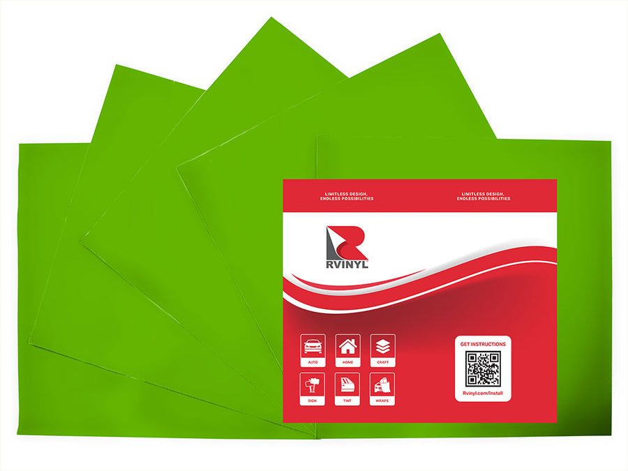 ORACAL 8800 Pin Green Translucent Craft Vinyl Sheet Pack