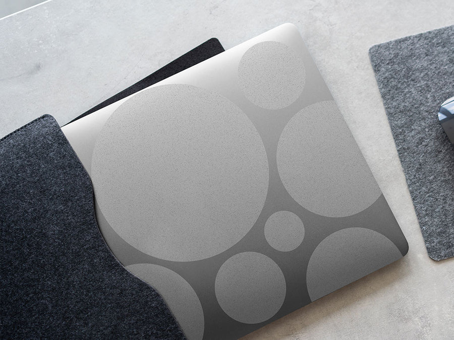 ORACAL 8810 Silver Gray Frosted DIY Laptop Stickers