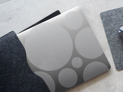 Oracal 951 Silver Gray DIY Laptop Stickers