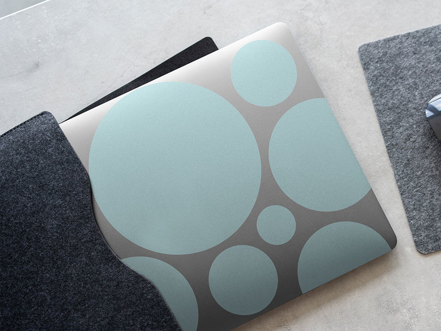 Oracal 951 Dove Blue Metallic DIY Laptop Stickers