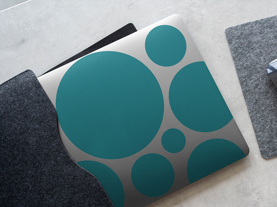 Oracal 951 Turquoise Metallic DIY Laptop Stickers