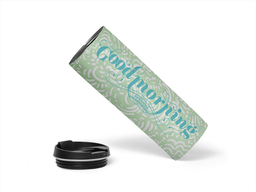 Oracal 951 Turquoise Metallic Water Bottle DIY Stickers
