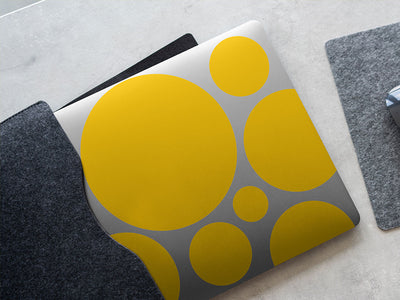 Oracal 951 Traffic Yellow DIY Laptop Stickers