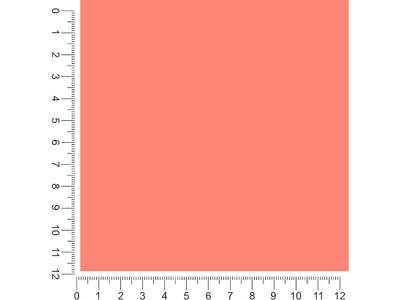 Oracal 951 Coral 1ft x 1ft Craft Sheets