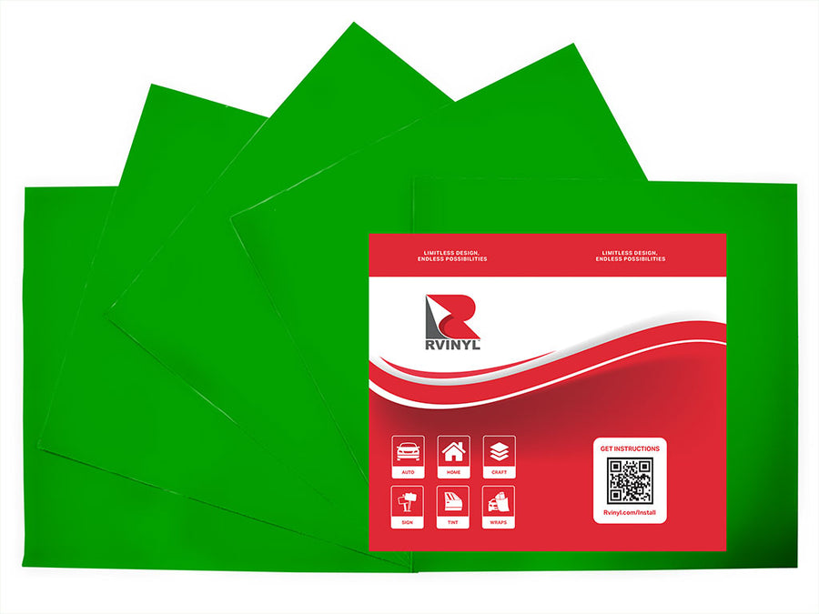 Oracal 951 Grass Green Craft Vinyl Sheet Pack