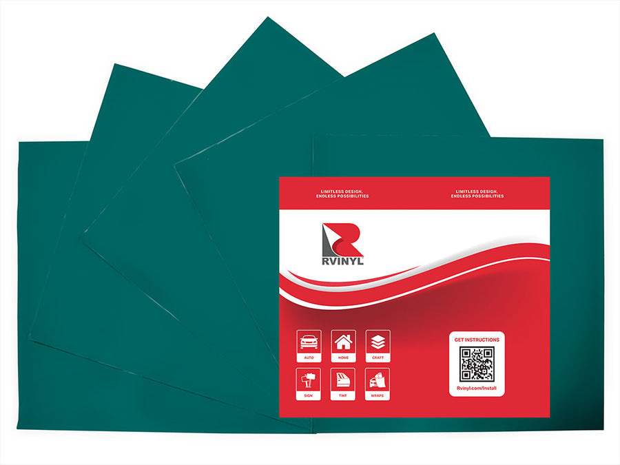 Oracal 951 Sea Green Craft Vinyl Sheet Pack