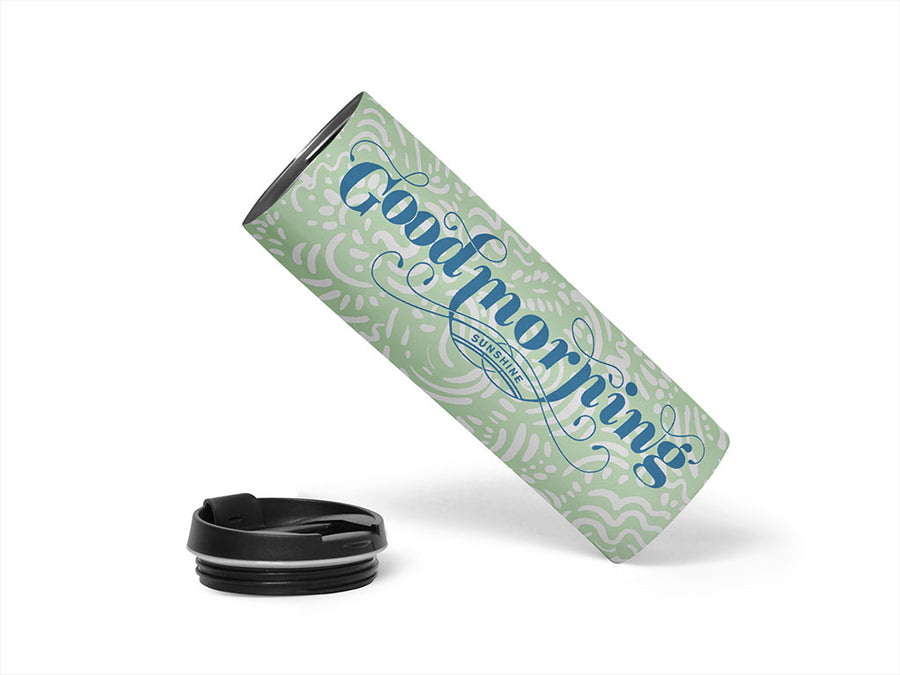Oracal 951 Blue Green Water Bottle DIY Stickers