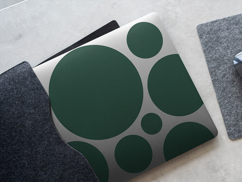 Oracal 951 Fir Green Metallic DIY Laptop Stickers