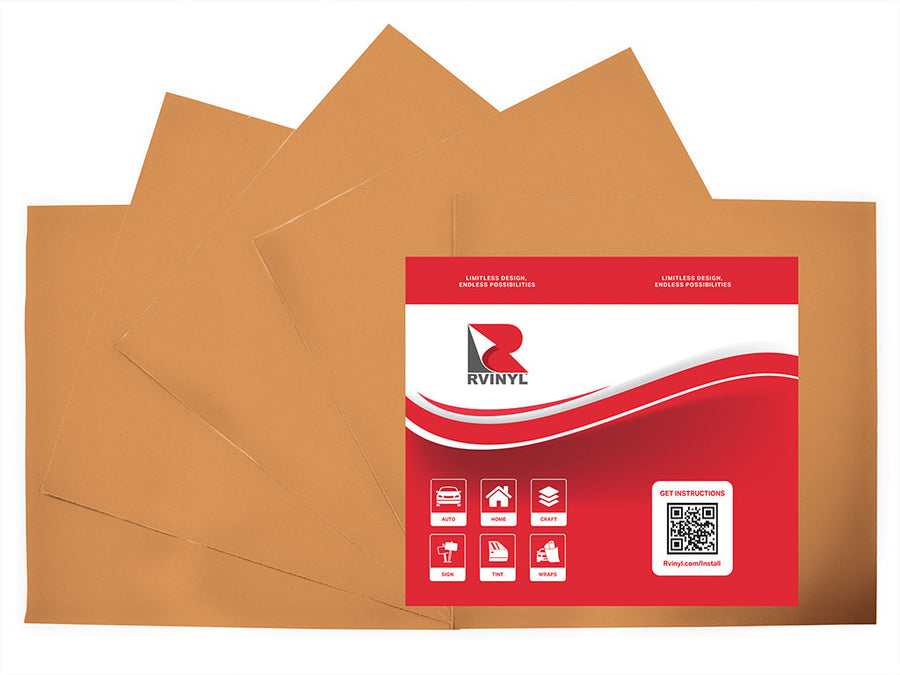 Oracal 951 Gold Metallic Craft Vinyl Sheet Pack