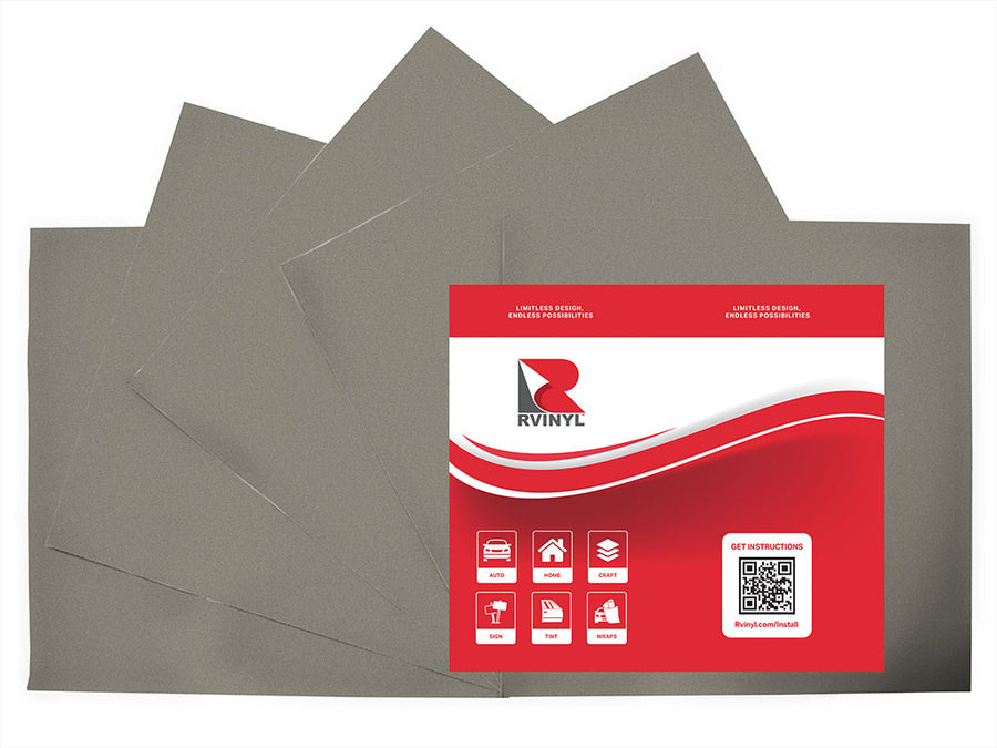 Oracal 951 Gray Iron Craft Vinyl Sheet Pack