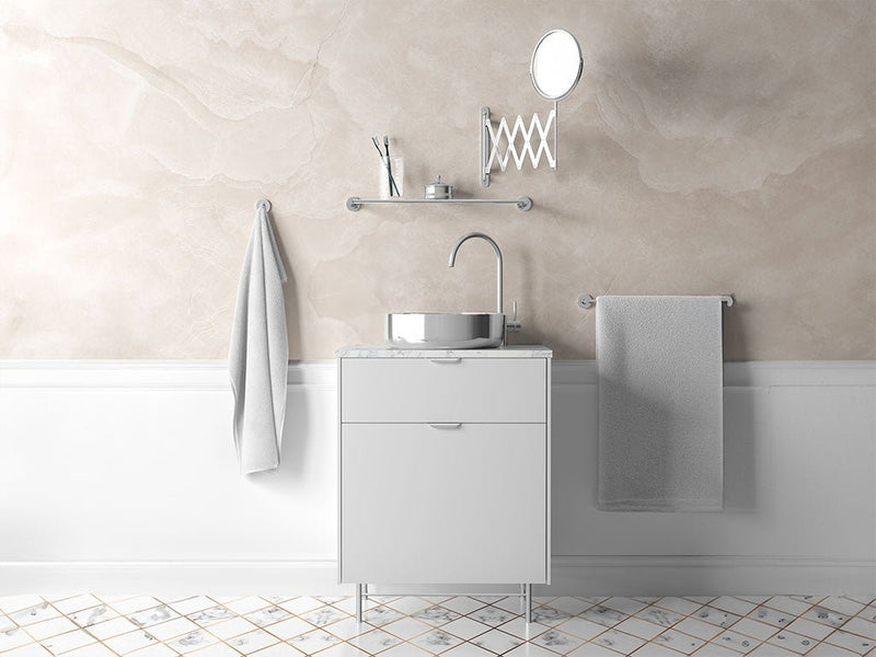 ORACAL® 970RA Gloss White Bathroom Cabinet Wraps