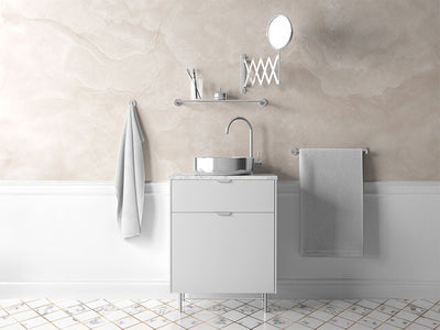 ORACAL® 970RA Matte White Bathroom Cabinet Wraps