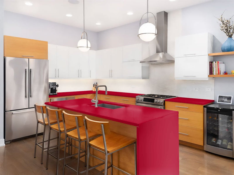 ORACAL 970RA Gloss Dark Red Custom Kitchen Counter Wraps