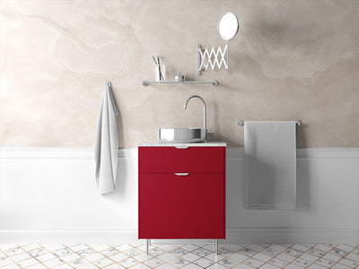 ORACAL® 970RA Gloss Dark Red Bathroom Cabinet Wraps