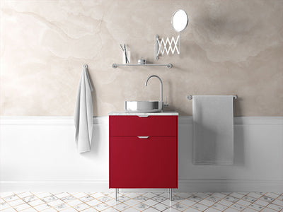 ORACAL® 970RA Gloss Dark Red Bathroom Cabinet Wraps