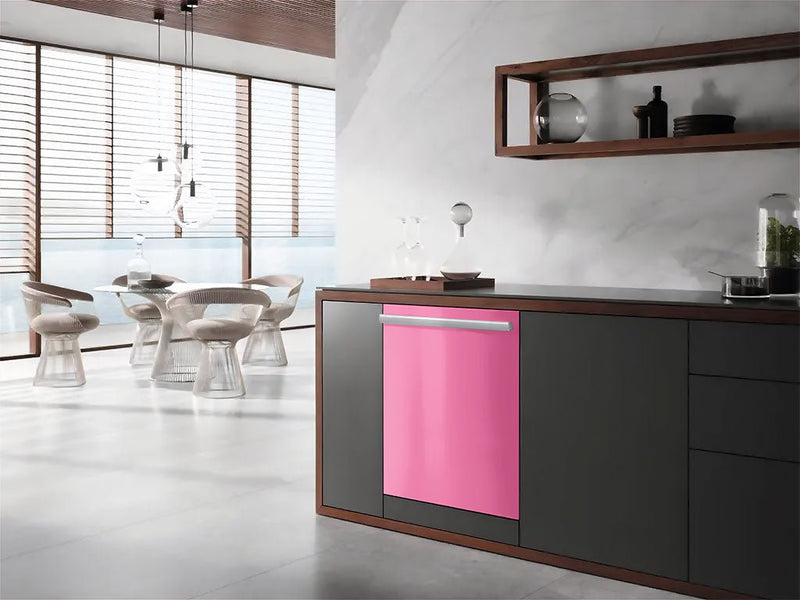 ORACAL® 970RA Gloss Soft Pink Wrapped Dishwasher Example