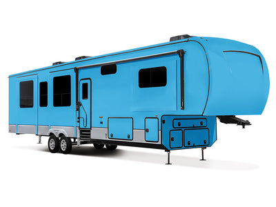 ORACAL 970RA Gloss Ice Blue Do-It-Yourself 5th Wheel Travel Trailer Wraps