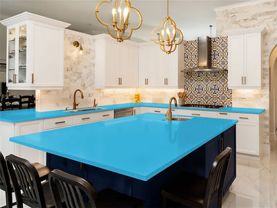 ORACAL 970RA Gloss Ice Blue DIY Kitchen Counter Wraps