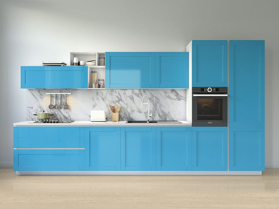 ORACAL® 970RA Gloss Ice Blue Kitchen Cabinet Wraps
