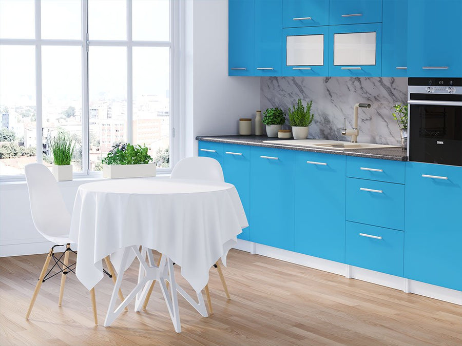 ORACAL 970RA Gloss Ice Blue DIY Kitchen Cabinet Wraps